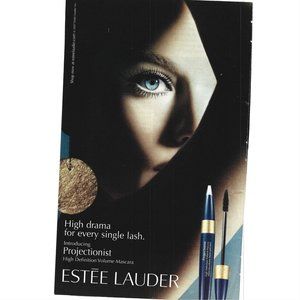 Estée Lauder High Definition Mascara Makeup AD 2000s Print Ad